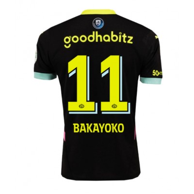 Dres PSV Eindhoven Johan Bakayoko #11 Gostujuci 2024-25 Kratak Rukav Dres PSV Eindhoven Johan Bakayoko #11 Gostujuci 2024-25 Kratak Rukav